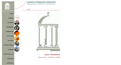 Desktop Screenshot of klenze-gymnasium-de.server11129.isdg.de